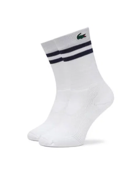 Pánské ponožky Lacoste white/navy blue bílé
