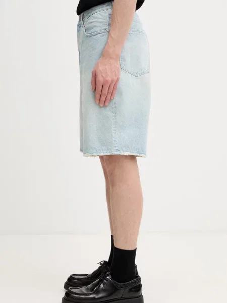 BEAMS pantaloni scurți din denim pentru bărbați