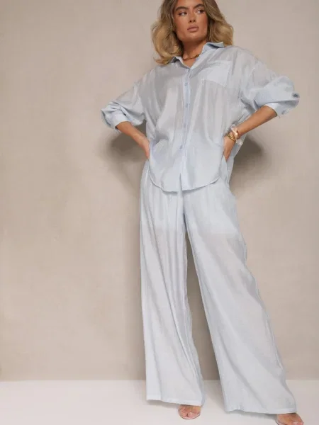 Pantaloni Jenarielis deschis albastru