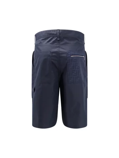 Bermudy Fendi niebieskie