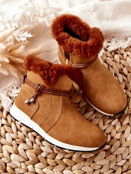 Gyerek hócsizma Big Star Shoes fehér