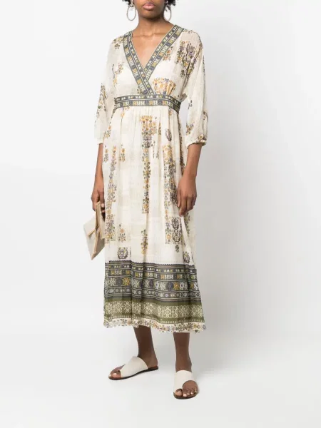 Rochie Max Mara cu imagine cu decolteu în V