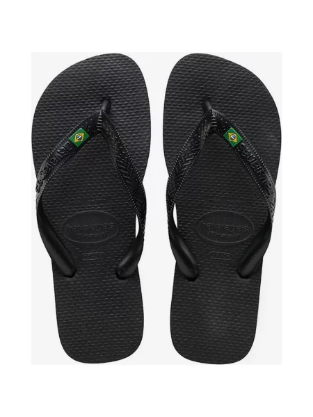 Japonki Havaianas Brasil czarne