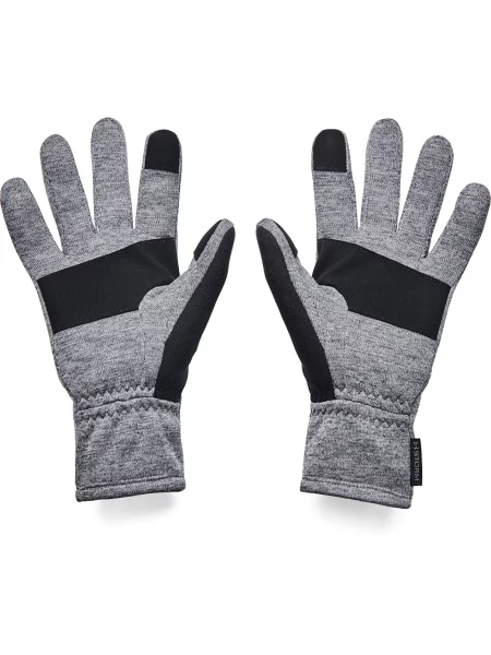 Fleecové rukavice Under Armour šedé