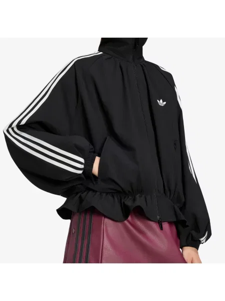Jachetă adidas Blousy Oversized Track Top Black L negru