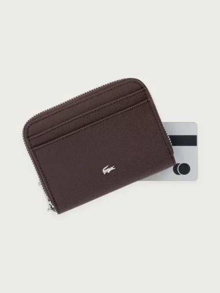 Кожаный кошелек Lacoste