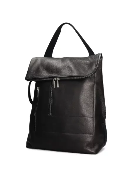 Rucsac Rick Owens din piele negru