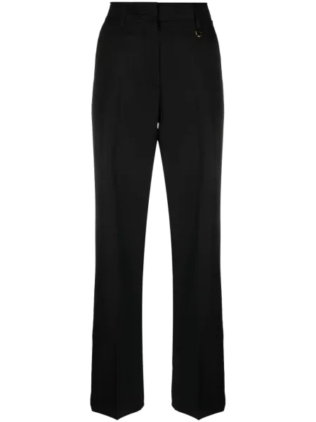 Pantaloni Jacquemus de lână negru
