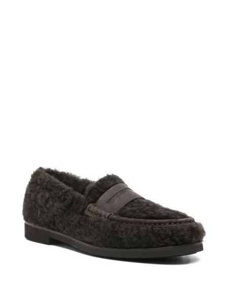 Pantofi loafer Brunello Cucinelli maro