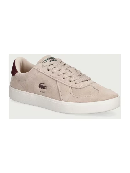 Lacoste BASESHOT PRO sneakersy skórzane beżowe