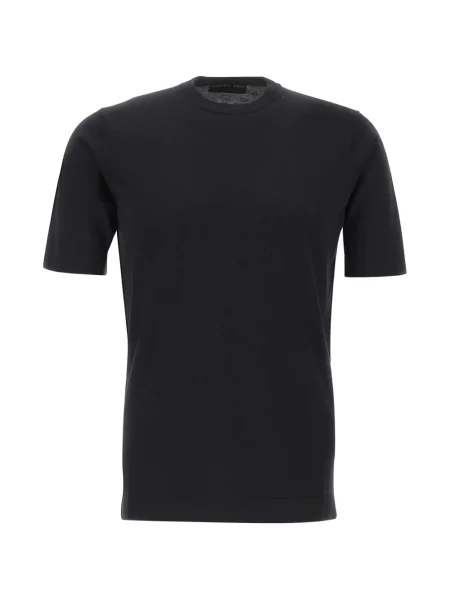 Tricou Filippo De Laurentiis din cașmir negru