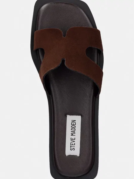 Steve Madden női velúr papucs Sofia barna
