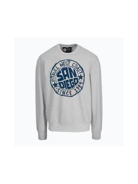 Кофта Pitbull San Diego Sun Crewneck Sweatshirt grey/melange сірий