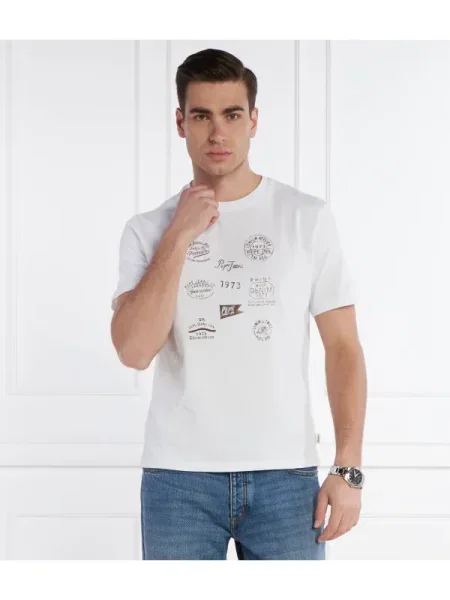 Pepe Jeans London Tricou CHAY alb