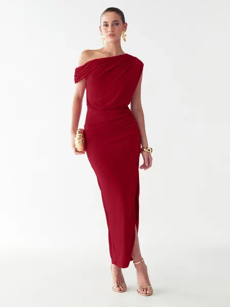 BWLDR Rochie de seară Veleda' roșu