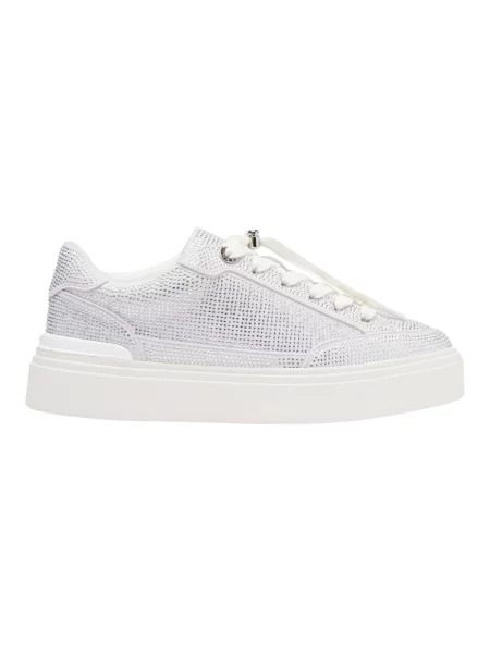 Sneakersy Mallet London skórzane białe