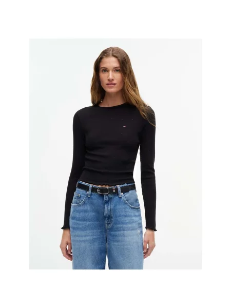 Majica Tommy Jeans crna