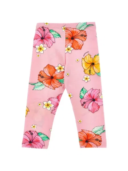 Legginsy dziecięce Monnalisa różowe