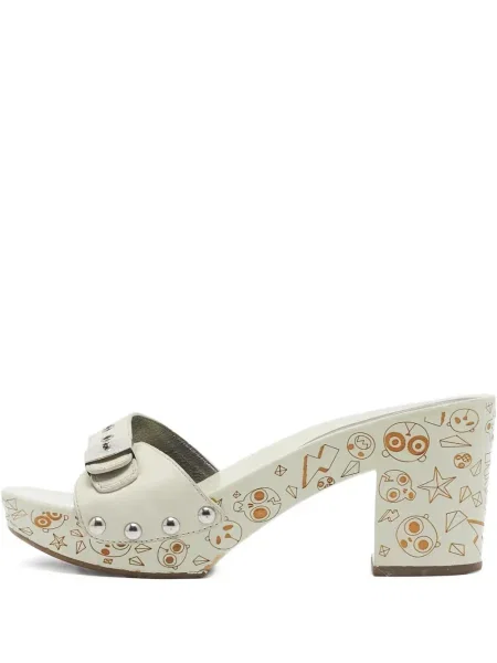 Sandały Marc By Marc Jacobs na sprzączkę białe