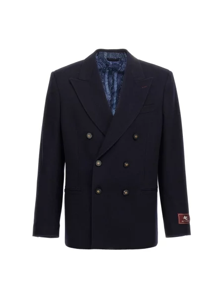 Marynarka Etro z kaszmiru niebieska