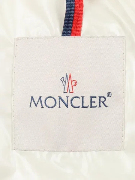 Geacă Moncler cu glugă alb