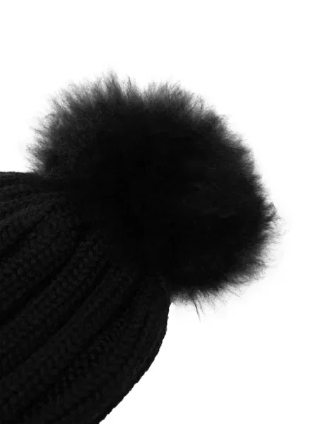 Vlněný čepice Woolrich černý