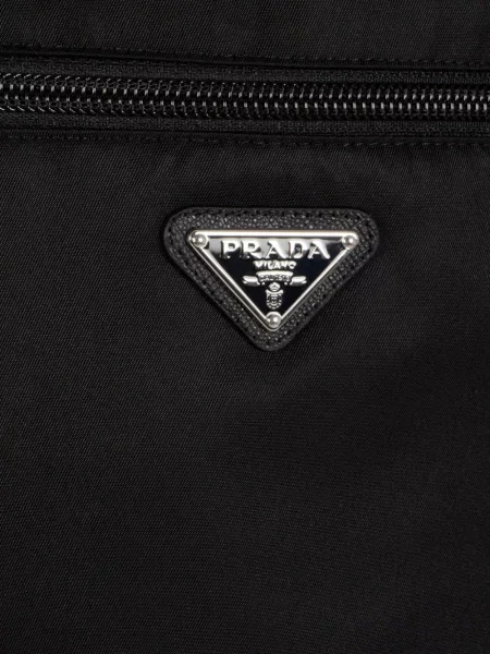 Pantaloni Prada cu autograf negru