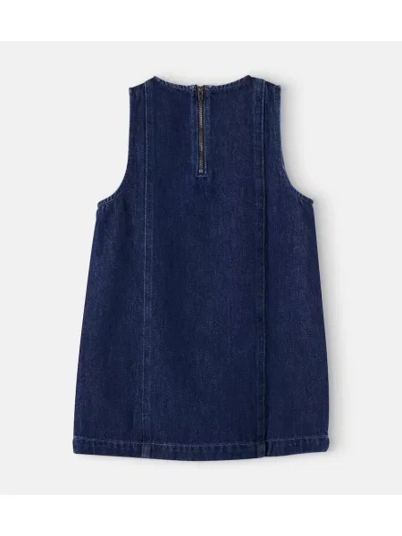 Gyerek denim ruha Stella Mccartney kék