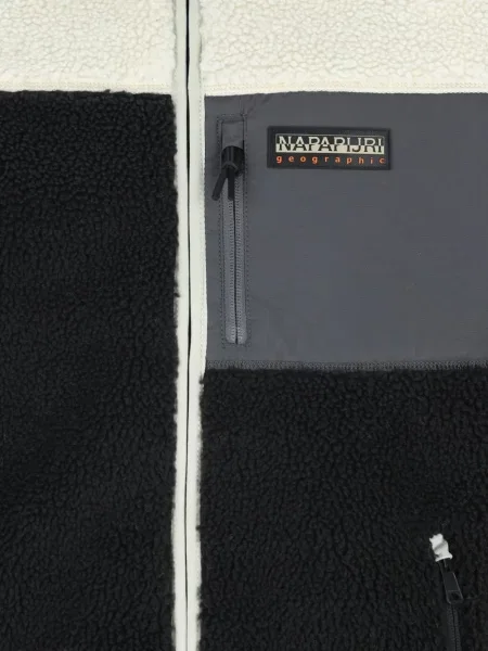Geacă Napapijri din fleece negru