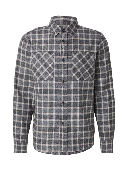 DAN FOX APPAREL Košile Daniel šedá / červená bílá