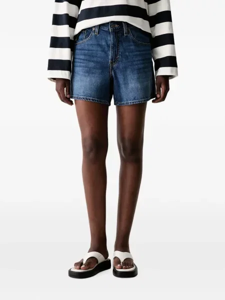 Decupat pantaloni Levi's® cu autograf cu talie înaltă alb