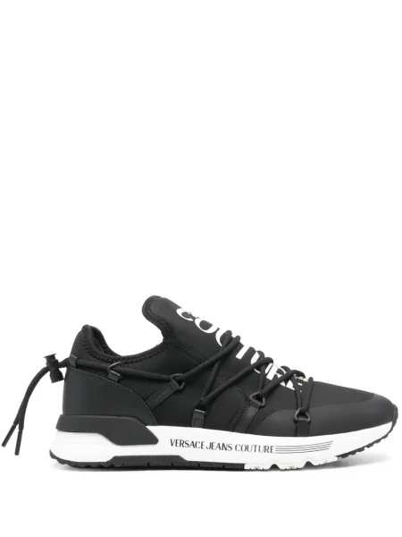 Sneakerși Versace Jeans Couture cu imagine negru