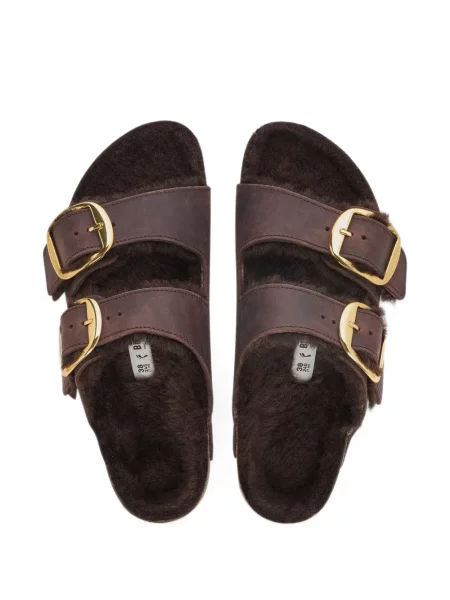 Avikailio sandalai Birkenstock su sagtimis ruda