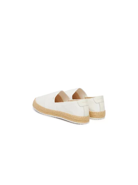 Gant espadrile za žene od pamuka Raffiaville bijela