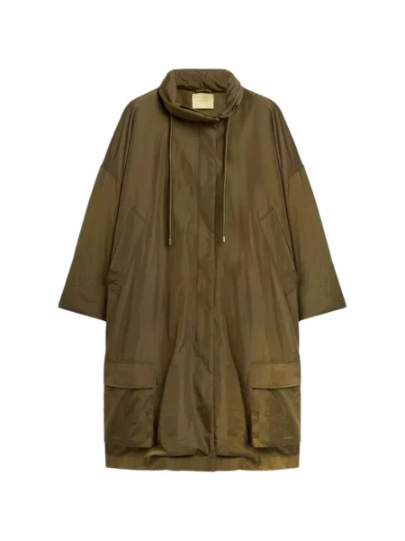Geacă parka Momoni cu cordon verde