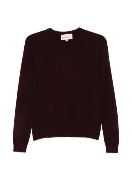 Pulover Bompard cu decolteu rotund violet