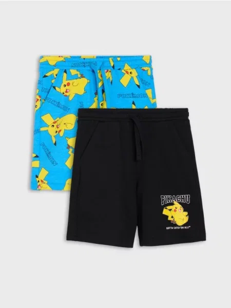 Sinsay Kraťasy s bavlnou 2 ks Pokémon vícebarevná