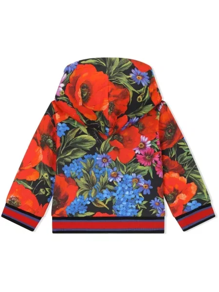 Bluza z kapturem dziecięca Dolce And Gabbana czerwona