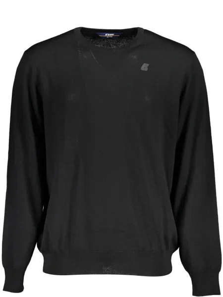 Pulover K-way din jerseu negru