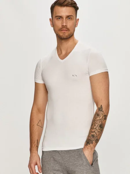 Póló Armani Exchange fekete