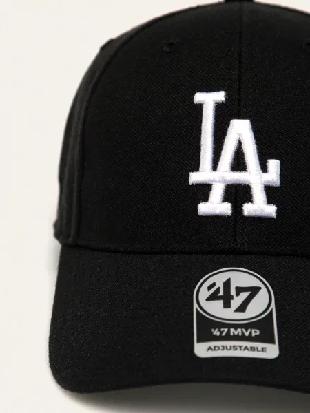 47 brand Čiapka MLB Los Angeles Dodgers čierna