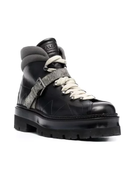Buty do kostki Bally skórzane czarne