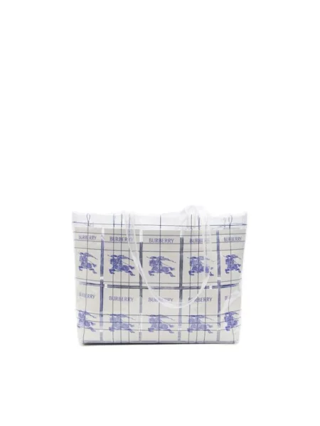 Shopperka Burberry z logo biała