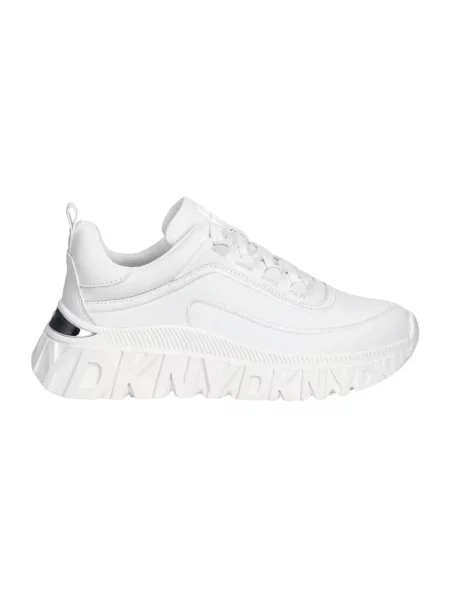 Sneakersy Dkny skórzane białe