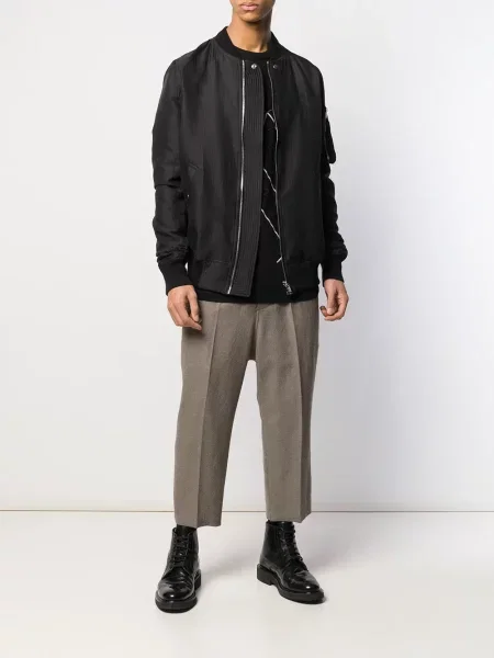 Apykaklė bomber striukė Rick Owens juoda