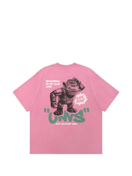 Grafic tricou Aape By A Bathing Ape roz