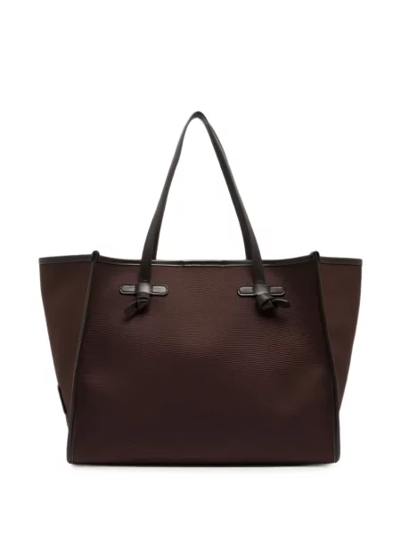 Geantă shopper Gianni Chiarini din piele maro