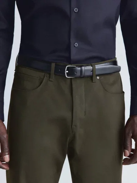 Spodnie regular fit Thermolite® khaki Mężczyzna 44 MANGO MAN
