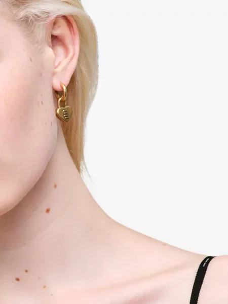 Cercei Marc Jacobs cu motiv cu inimi