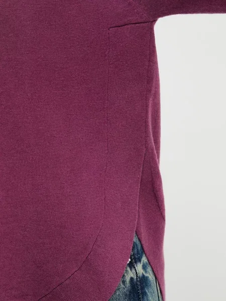 Светр із додаванням вовни United Colors of Benetton легкий фіолетовий